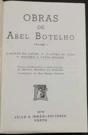Capa do artigo Obras de Abel Botelho Vol. I e II