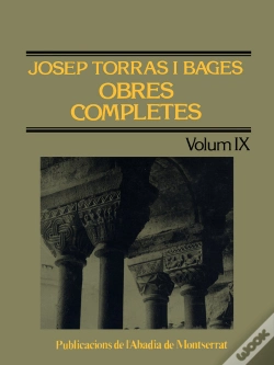 Capa do artigo Obres Completes De Josep Torras I Bages, Volum Ix