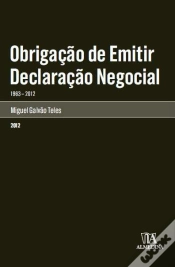 Capa do artigo Obrigação de Emitir Declaração Negocial