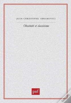Capa do artigo Obscénité Et Classicisme