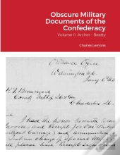 Obscure Military Documents Of The Confederacy