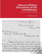 Capa do artigo Obscure Military Documents Of The Confederacy
