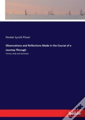 Capa do artigo Observations And Reflections Made In The Course Of A Journey Through