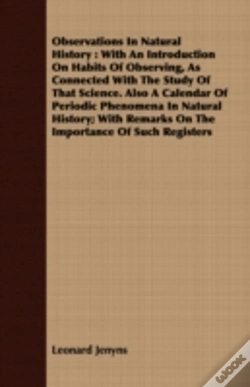 Capa do artigo Observations In Natural History : With A