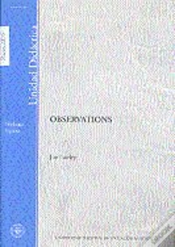 Capa do artigo Observations