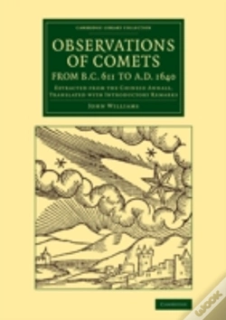 Capa do artigo Observations Of Comets From Bc 611 To Ad 1640