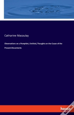 Capa do artigo Observations On A Pamphlet, Entitled, Th