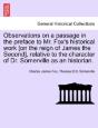 Observations On A Passage In The Preface - Preview