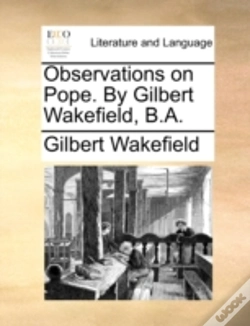 Capa do artigo Observations On Pope. By Gilbert Wakefie