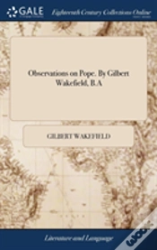 Capa do artigo Observations On Pope. By Gilbert Wakefield, B.A