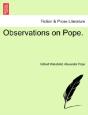 Observations On Pope. - Preview