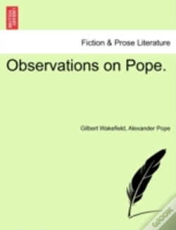 Capa do artigo Observations On Pope.