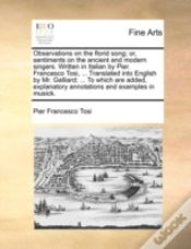 Capa do artigo Observations On The Florid Song; Or, Sen