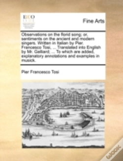 Capa do artigo Observations On The Florid Song; Or, Sen