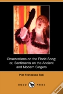 Capa do artigo Observations On The Florid Song; Or, Sentiments On The Ancient And Modern Singers (Dodo Press)