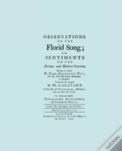 Capa do artigo Observations On The Florid Song