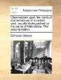 Observations Upon The Conduct And Behavi - Preview