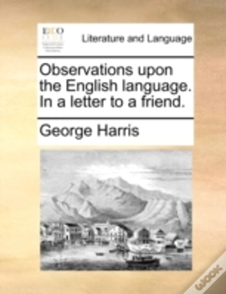 Capa do artigo Observations Upon The English Language.