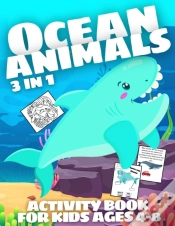 Capa do artigo Ocean Animals Activity Book For Kids Ages 4-8