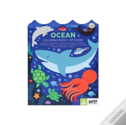 Capa do artigo Ocean Coloring Book + Stickers