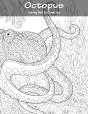 Octopus Coloring Book For Grown-Ups 1 - Preview