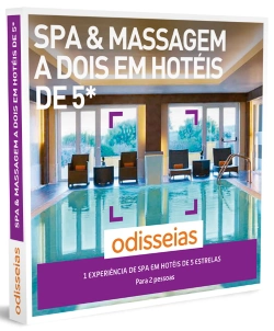 Capa do artigo Odisseias Pack Presente - Spa & Massagem a Dois em Hotéis de 5* | Experiência de Spa para 2 pessoas