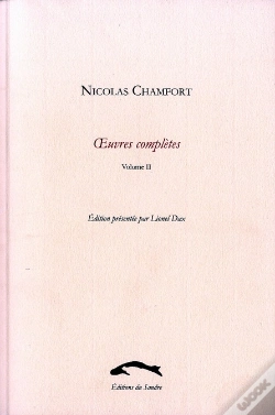 Capa do artigo Oeuvres Complètes De Nicolas Chamfort T.2