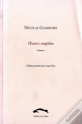 Oeuvres Complètes De Nicolas Chamfort Tome 1
