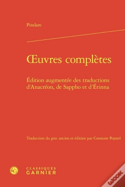 Capa do artigo Oeuvres Completes - Edition Augmentee Des Traductions D'Anacreon, De Sappho Et D - Edition Augmentee