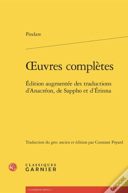 Capa do artigo Oeuvres Complètes : Édition Augmentée Des Traductions D'Anacréon, De Sappho Et D'Érinna