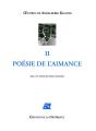 Oeuvres Completes : Les Oeuvres De A. Khatibi Tome 2  ; Poésie De L'Aimance - Preview
