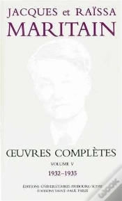 Capa do artigo Oeuvres Complètes Maritain V