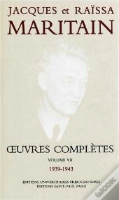 Oeuvres Complètes Maritain Vii