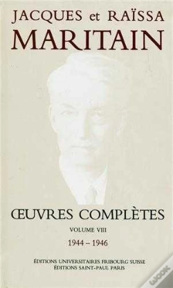 Capa do artigo Oeuvres Complètes Maritain Viii