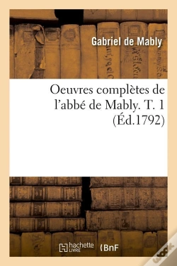 Capa do artigo Oeuvres Completes T.1 Edition 1792