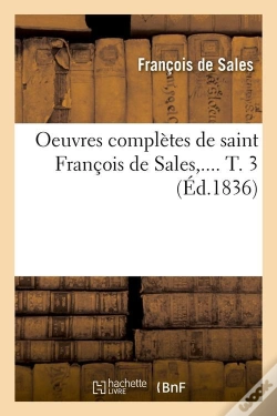 Capa do artigo Oeuvres Completes T.3 Edition 1836