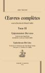 Oeuvres Complètes T.3 ; Epigrammatum Liber Unus - Preview