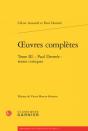 Oeuvres Complètes T.3 ; Paul Dermée Textes Critiques - Preview