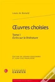 Capa do artigo Oeuvres Complètes Tome 1 ; Écrits Sur La Littérature