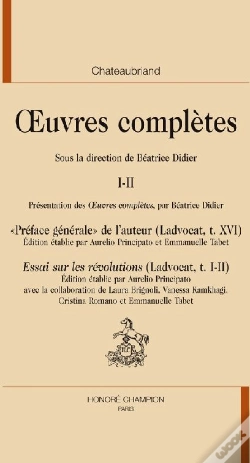 Capa do artigo Oeuvres Complètes Tome 1 ; Essai Sur Les Révolutions