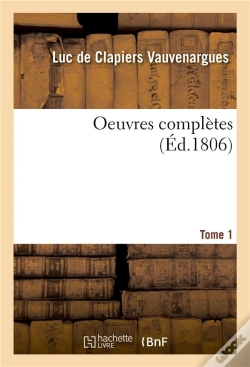 Capa do artigo Oeuvres Completes. Tome 1