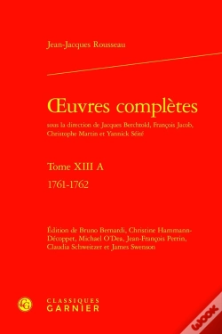 Capa do artigo Oeuvres Complètes Tome 13 A : 1761-1762