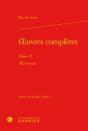 Oeuvres Complètes Tome 5 ; Microcosme - Preview
