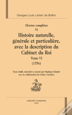 Capa do artigo Oeuvres Complètes Tome 6 ; Histoire Naturelle Tome 6