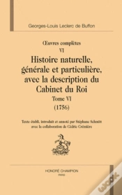 Capa do artigo Oeuvres Complètes Tome 6 ; Histoire Naturelle Tome 6