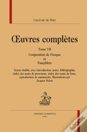 Capa do artigo Oeuvres Complètes Tome 7 ; Conjuration De Fiesque Et Pamphlets