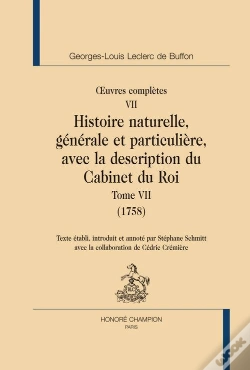 Capa do artigo Oeuvres Complètes Tome 7 ; Histoire Naturelle Tome 7