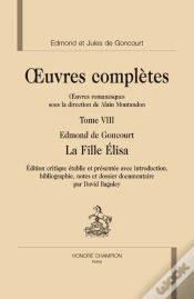 Capa do artigo Oeuvres Complètes Tome 8 ; La Fille Elisa