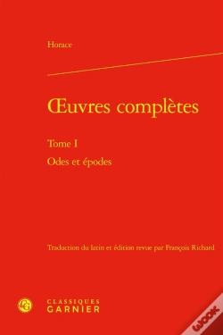 Capa do artigo Oeuvres Completes. Tome I - Odes Et Epodes