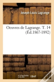 Capa do artigo Oeuvres De Lagrange T.14 Edition 1867 1892